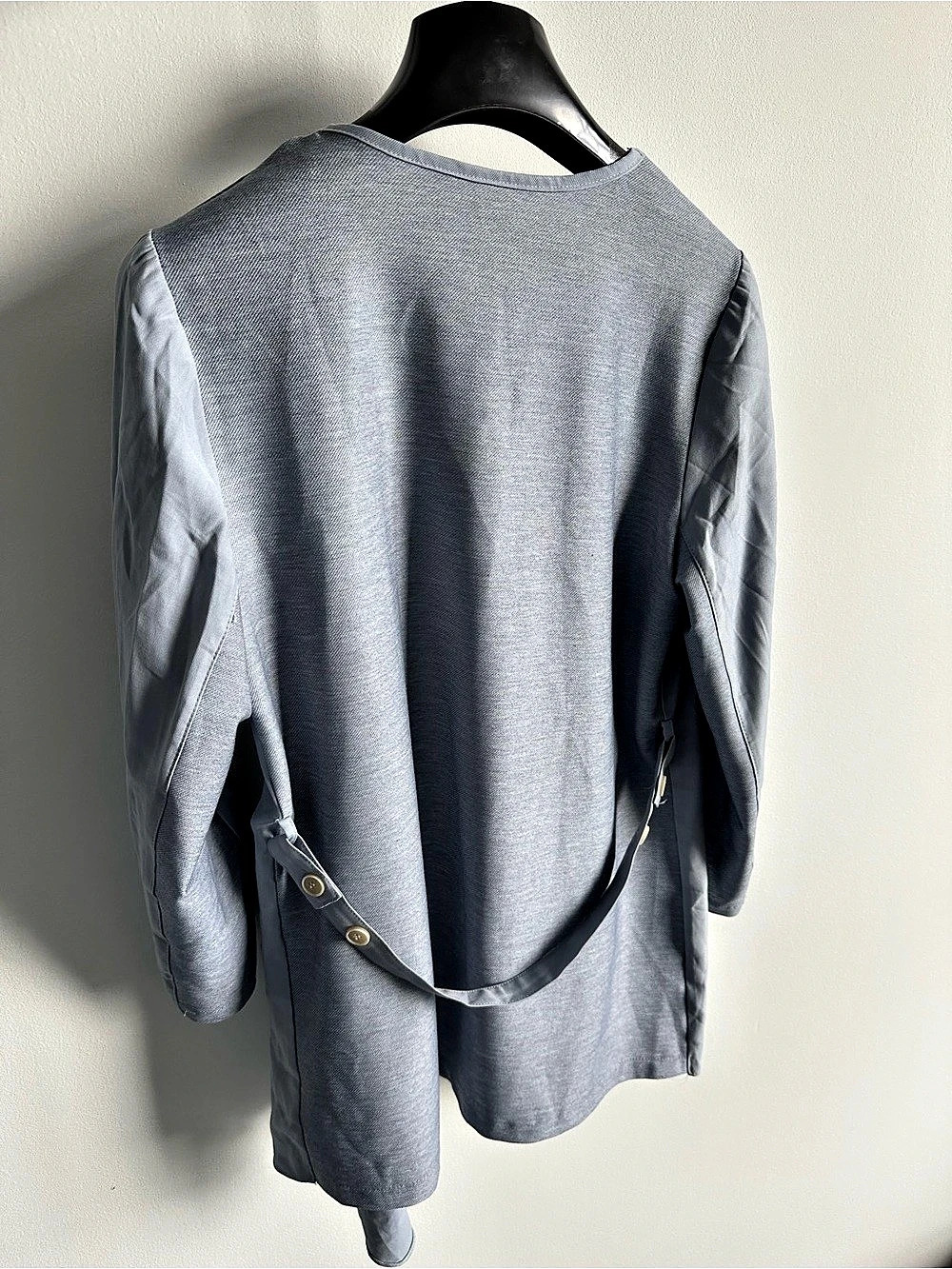 Gray Open Front Utility Jacket - Picture 2 of 3